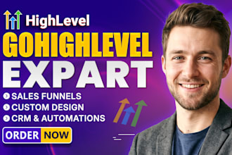 setup go high level workflow, gohighlevel website design, go high level expert