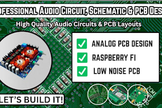 design, review and test analog pcb and amplifier pcb