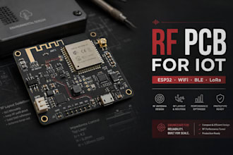 design rf pcb antenna for esp32 wifi ble gps lora iot devices