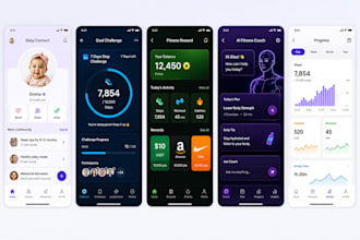 baby connect app, goal challenge app, fitness reward app, ai fitness coach app