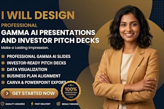 design professional gamma ai presentations and investor pitch decks