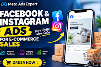 run facebook ads and instagram ads campaign for e commerce business