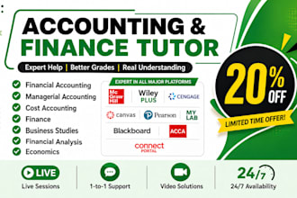 be your accounting, finance and economics tutor