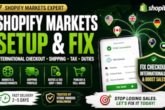 fix shopify international checkout and shipping configuration errors