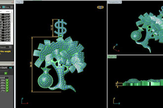 create custom 3d jewelry cad models