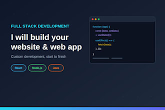 develop dynamic website with react node and database