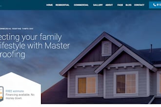 design handyman, hvac website remodeling construction plumbing, roofing website