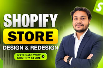 do shopify website, shopify store design redesign dropshipping as shopify expert