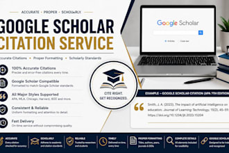 increase and backdate citation to google scholar, article writing and publishing