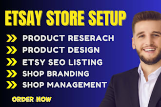 design etsy digital product etsy shop setup etsy seo listing etsy store setup