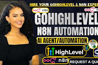 build n8n ai automation and gohighlevel pipeline automation