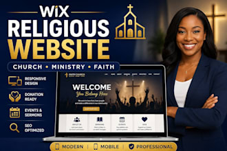 build wix religious website church website ministry website and faith website