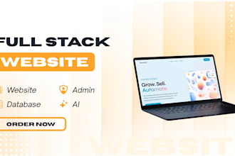 build your website with database and ai automation