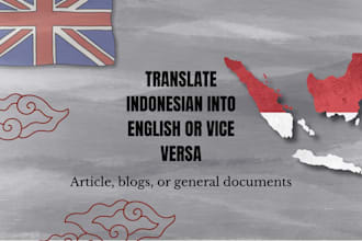 translate indonesian to english and english to indonesian