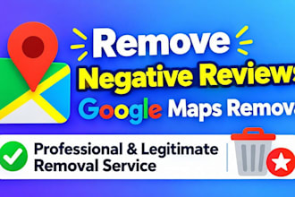remove fake harmful google maps business reviews