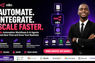 build n8n automation workflows and ai automation