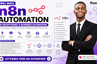 build n8n automation workflows and ai automation