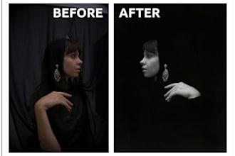do cinematic and fine art photo retouching
