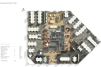 design an office floor plan