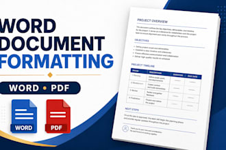 professionally format word documents and convert PDF to word
