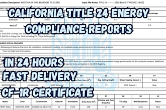 do title 24 energy compliance report for california  in 24 hours