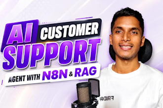 build an ai customer support agent with n8n and rag