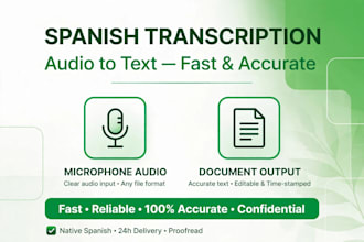 do spanish transcription audio to text fast and accurate