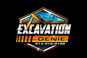 create exclusive and marvelous excavation logo design