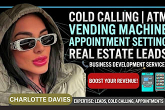 uk cold calling atm vending machine appointment setting real estate leads