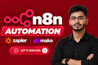 build n8n automation, zapier automation, ai agent, n8n ai automation