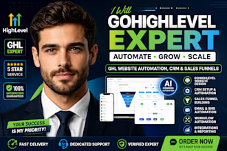 gohighlevel expert, gohighlevel website automation, ghl crm, ghl sales funnel