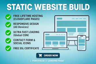 build static websites with free hosting on cloudflare pages