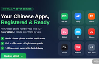 register chinese apps for foreigners