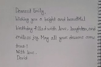 create elegant handwritten notes letters and custom quotes