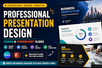 design professional canva presentation slides