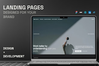 create a modern saas website with design and development