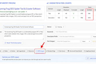 optimize meta title serp snippets, bounce rate and on page SEO with ahrefs web