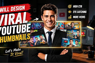 design catchy youtube thumbnails