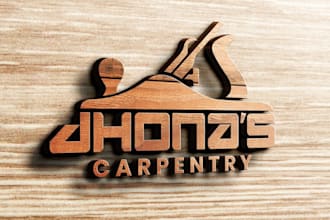 design a professional woodworking, carpenter  furniture logo