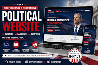 do political website election, candidate website and political campaign website