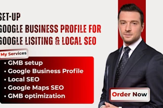 setup gmb, manage and optimize google my business listing for local SEO