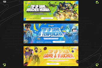 make you cool game store banner design