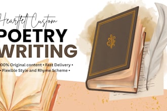 turn your thoughts and emotions into beautiful original poems