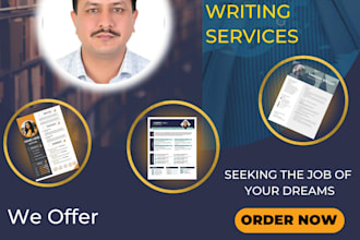 write your resume, cv, cover letter and optimize linkedin