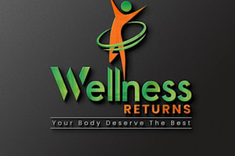 design a professional wellness, health, beauty  holistic logo
