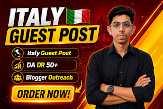 provide premium italy backlinks with italian guest post