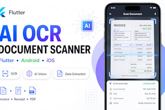build ai ocr document scanner and image recognition app in flutter