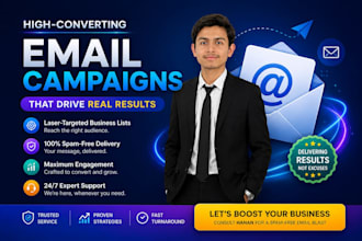 send 40k bulk email blast email email marketing campaign for business