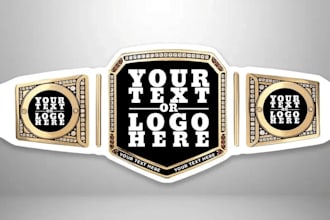 make custom championship belts for wrestling boxing MMA bjj
