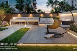 design your backyard, garden or courtyard landscape